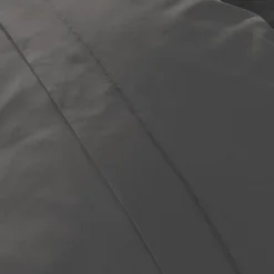 EMINZA Taie de traversin percale de coton (L185 cm) Cali Gris Anthracite New