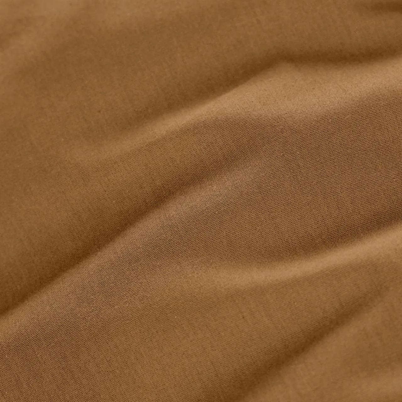 EMINZA Taie de traversin percale de coton (L185 cm) Cali Camel Hot