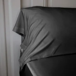 EMINZA Taie de traversin satin de bambou (L185 cm) Sienna Noir Online
