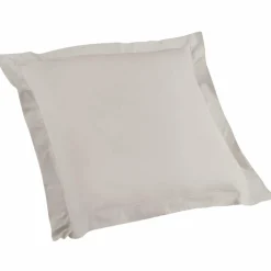 DOUCEUR D'INTERIEUR Taie d'oreiller carrée coton bio (63 x 63 cm) Biolina Taupe Discount