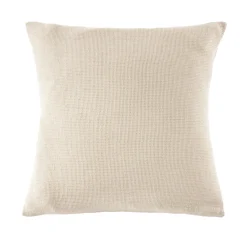 EMINZA Taie d'oreiller carrée coton nid d'abeille (60 x 60 cm) Eva Beige Hot