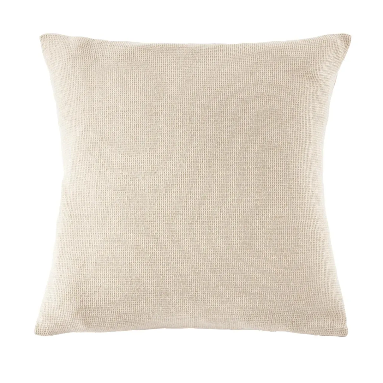 EMINZA Taie d'oreiller carrée coton nid d'abeille (60 x 60 cm) Eva Beige Hot