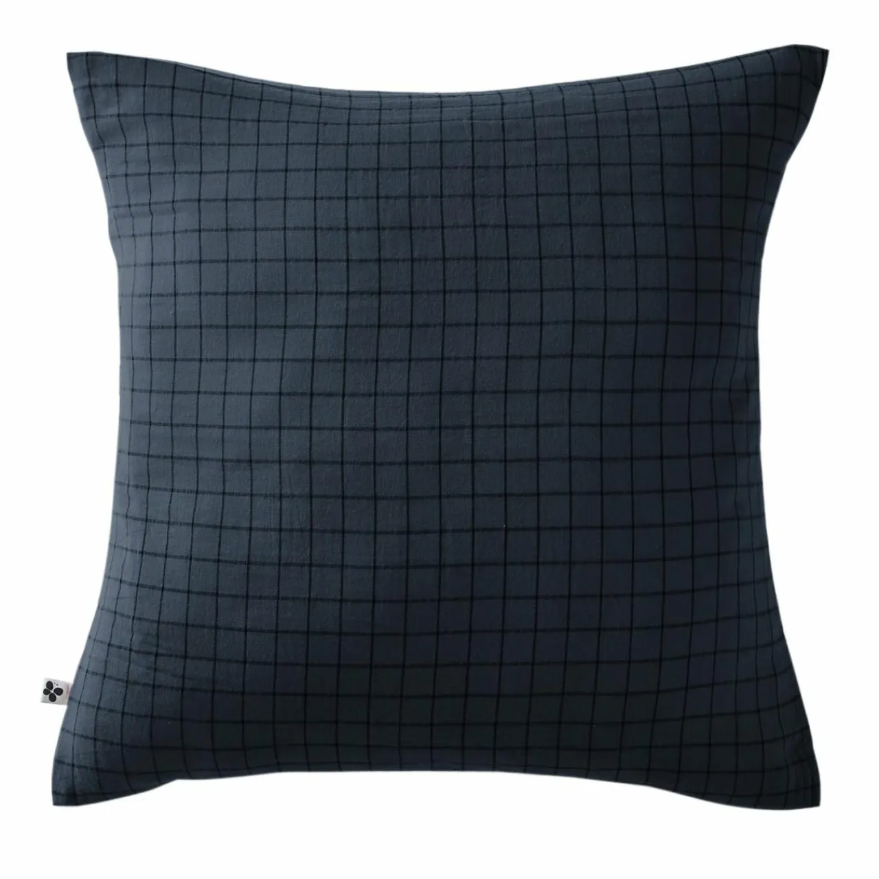 EMINZA Taie d'oreiller carrée gaze de coton (60 x 60 cm) Gaïa Mix Bleu nuit Sale