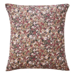 EMINZA Taie d'oreiller carrée gaze de coton (60 x 60 cm) Constance Camel Clearance