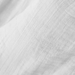 EMINZA Taie d'oreiller carrée gaze de coton (60 x 60 cm) Gaïa chantilly Blanc Online