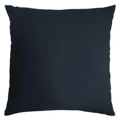 EMINZA Taie d'oreiller carrée gaze de coton (80 x 80 cm) Gaïa Bleu nuit Hot