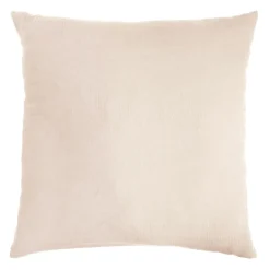 EMINZA Taie d'oreiller carrée gaze de coton (80 x 80 cm) Gaïa Rose poudré New