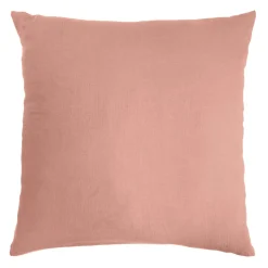EMINZA Taie d'oreiller carrée gaze de coton (80 x 80 cm) Gaïa Rose Pêche Online