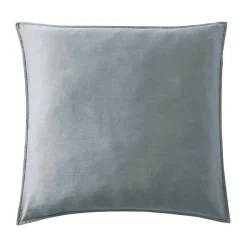 EMINZA Taie d'oreiller carrée lyocell Tencel™ lavé (80 x 80 cm) Olivia stone Bleu Best