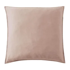 EMINZA Taie d'oreiller carrée lyocell Tencel™ lavé (80 x 80 cm) Olivia blush Rose Hot