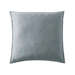 EMINZA Taie d'oreiller carrée lyocell Tencel™ lavé (63 x 63 cm) Olivia stone Bleu Online