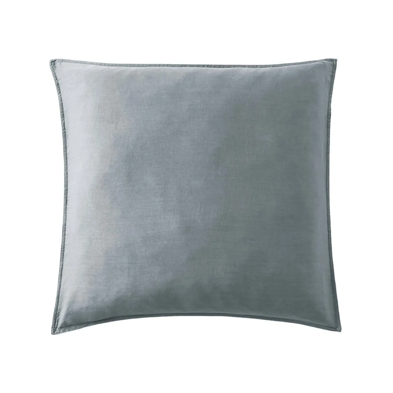 EMINZA Taie d'oreiller carrée lyocell Tencel™ lavé (63 x 63 cm) Olivia stone Bleu Online