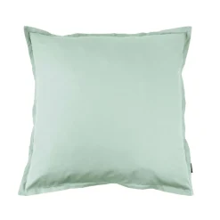 EMINZA Taie d'oreiller carrée percale de coton (65 x 65 cm) Cali Vert Eucalyptus Outlet