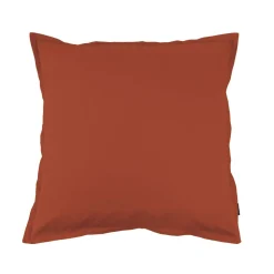 EMINZA Taie d'oreiller carrée percale de coton (65 x 65 cm) Cali Terracotta Sale