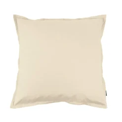 EMINZA Taie d'oreiller carrée percale de coton (65 x 65 cm) Cali Beige Hot