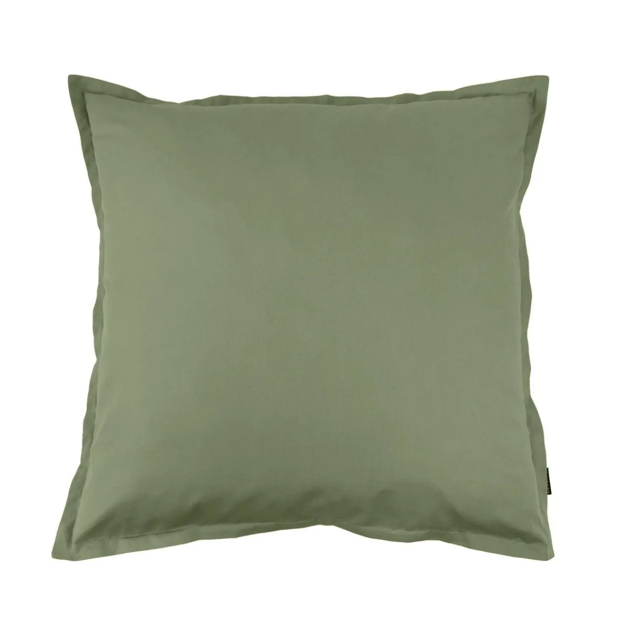 EMINZA Taie d'oreiller carrée percale de coton (65 x 65 cm) Cali Vert romarin New