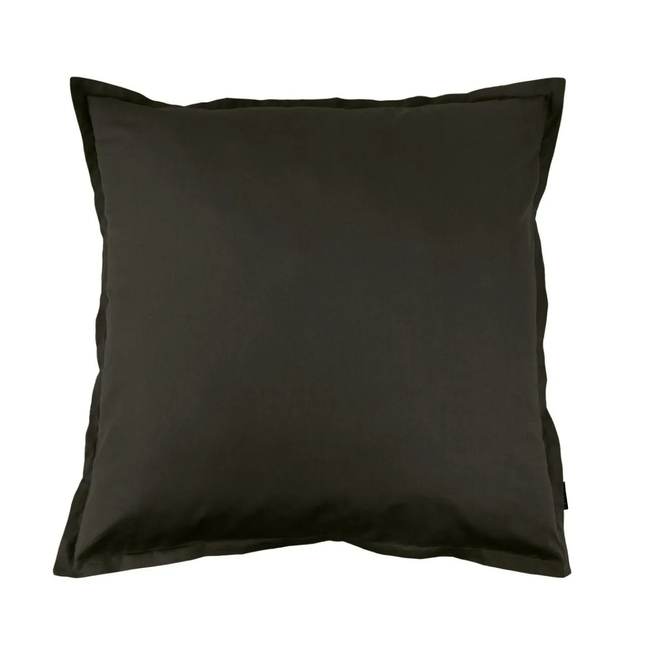 EMINZA Taie d'oreiller carrée percale de coton (65 x 65 cm) Cali e Noir Hot