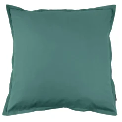EMINZA Taie d'oreiller carrée percale de coton (80 x 80 cm) Cali Bleu canard Hot