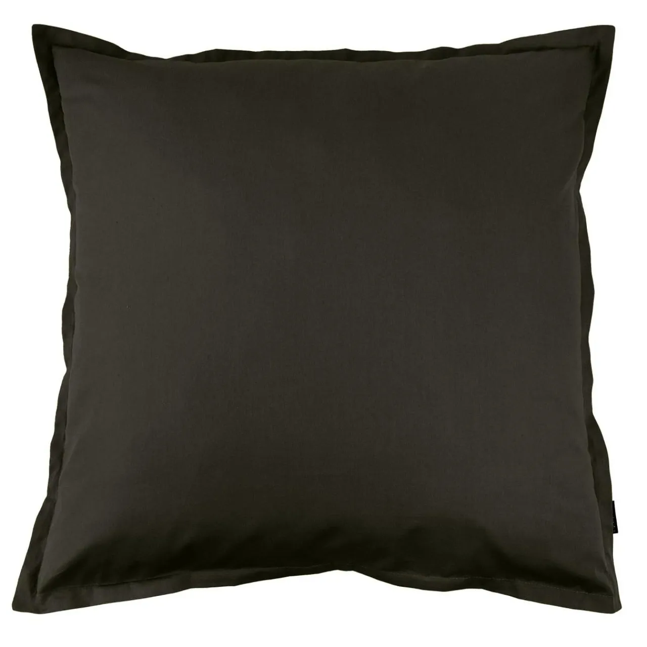 EMINZA Taie d'oreiller carrée percale de coton (80 x 80 cm) Cali e Noir Discount