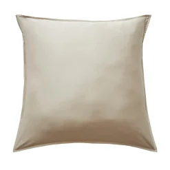 EMINZA Taie d'oreiller carrée satin de bambou (80 x 80 cm) Sienna Beige Discount