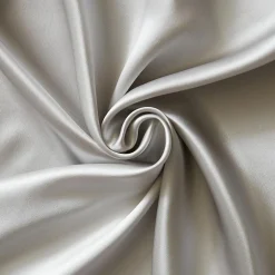 EMINZA Taie d'oreiller carrée soie de mûrier (80 x 80 cm) Mizuki Gris clair Clearance
