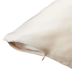 EMINZA Taie d'oreiller carrée soie de mûrier (80 x 80 cm) Mizuki pampa Beige Online