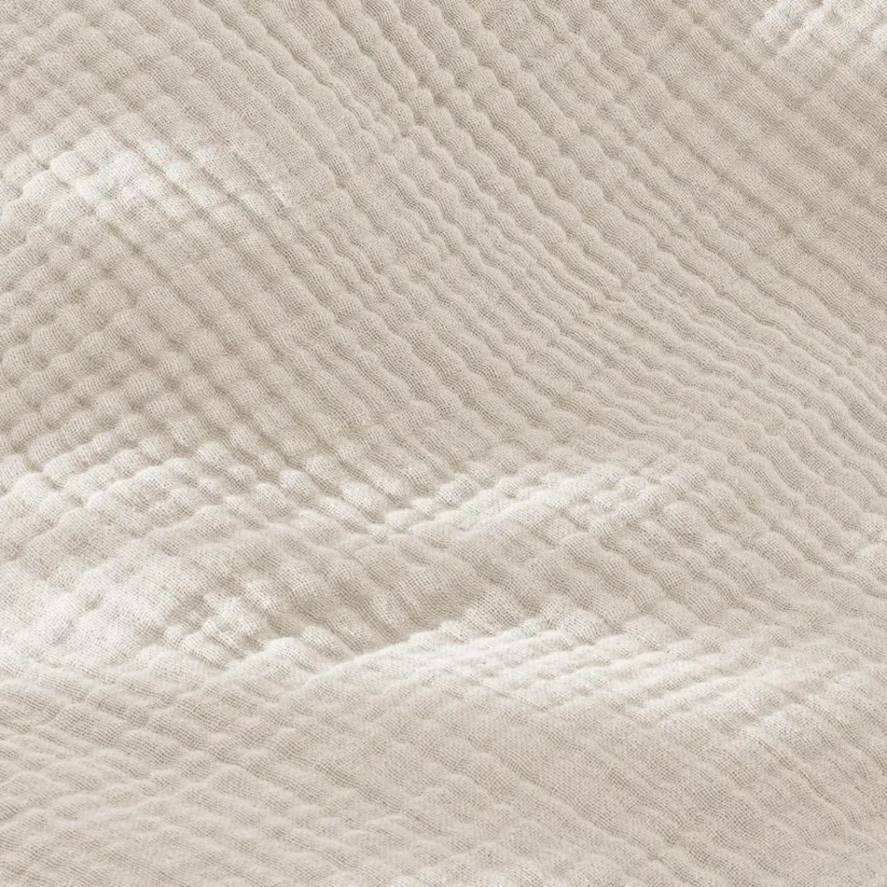 EMINZA Taie d'oreiller quadruple gaze de coton (50 x 80 cm) Victoria x Gaïa Pampa Beige New