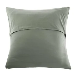 EMINZA Taie d'oreiller quadruple gaze de coton (80 x 80 cm) Victoria x Gaïa Vert romarin Sale
