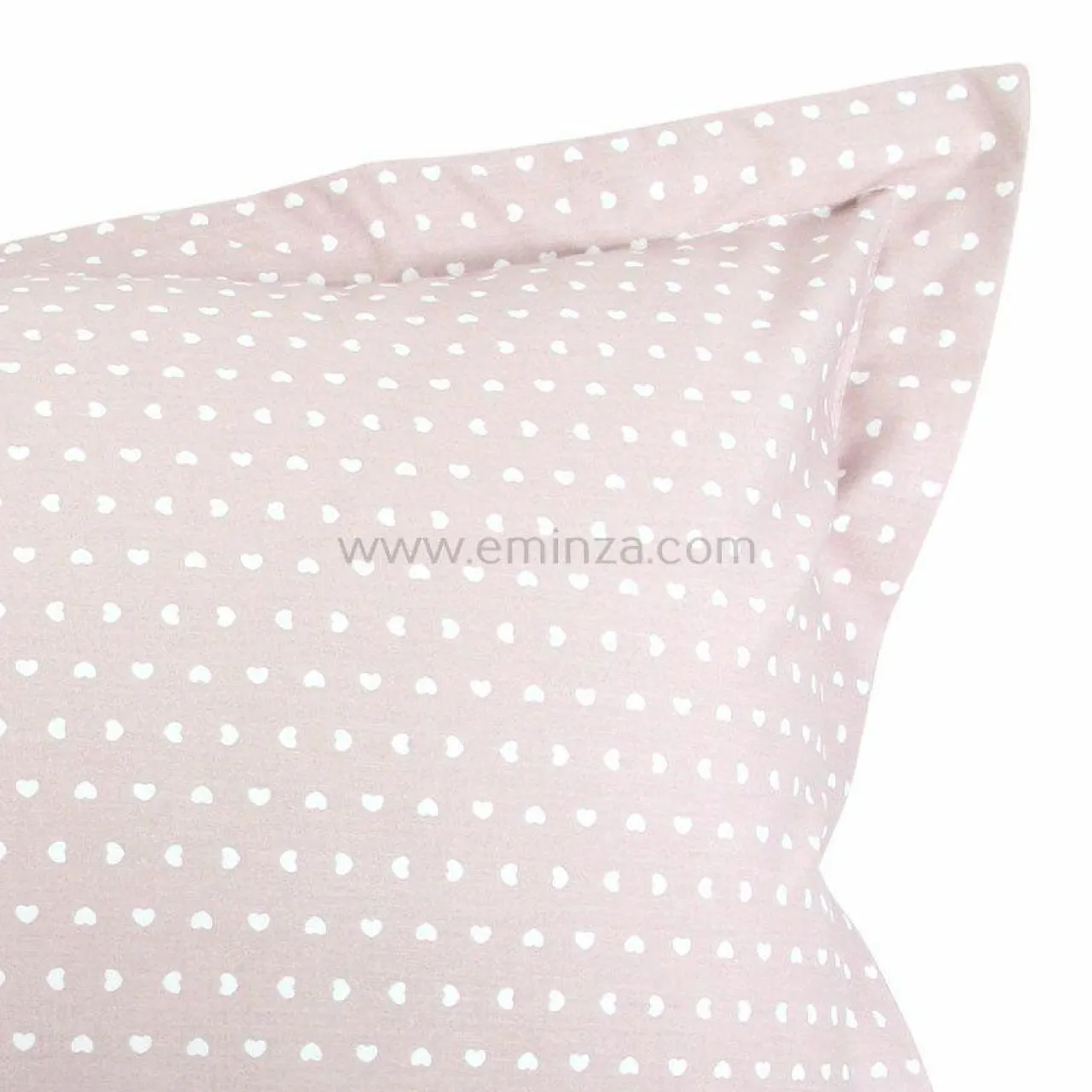 TRADI LINGE Taie d'oreiller rectangulaire coton Glamour Rose New