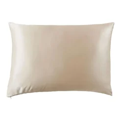 EMINZA Taie d'oreiller rectangulaire soie de mûrier (50 x 80 cm) Mizuki pampa Beige Sale