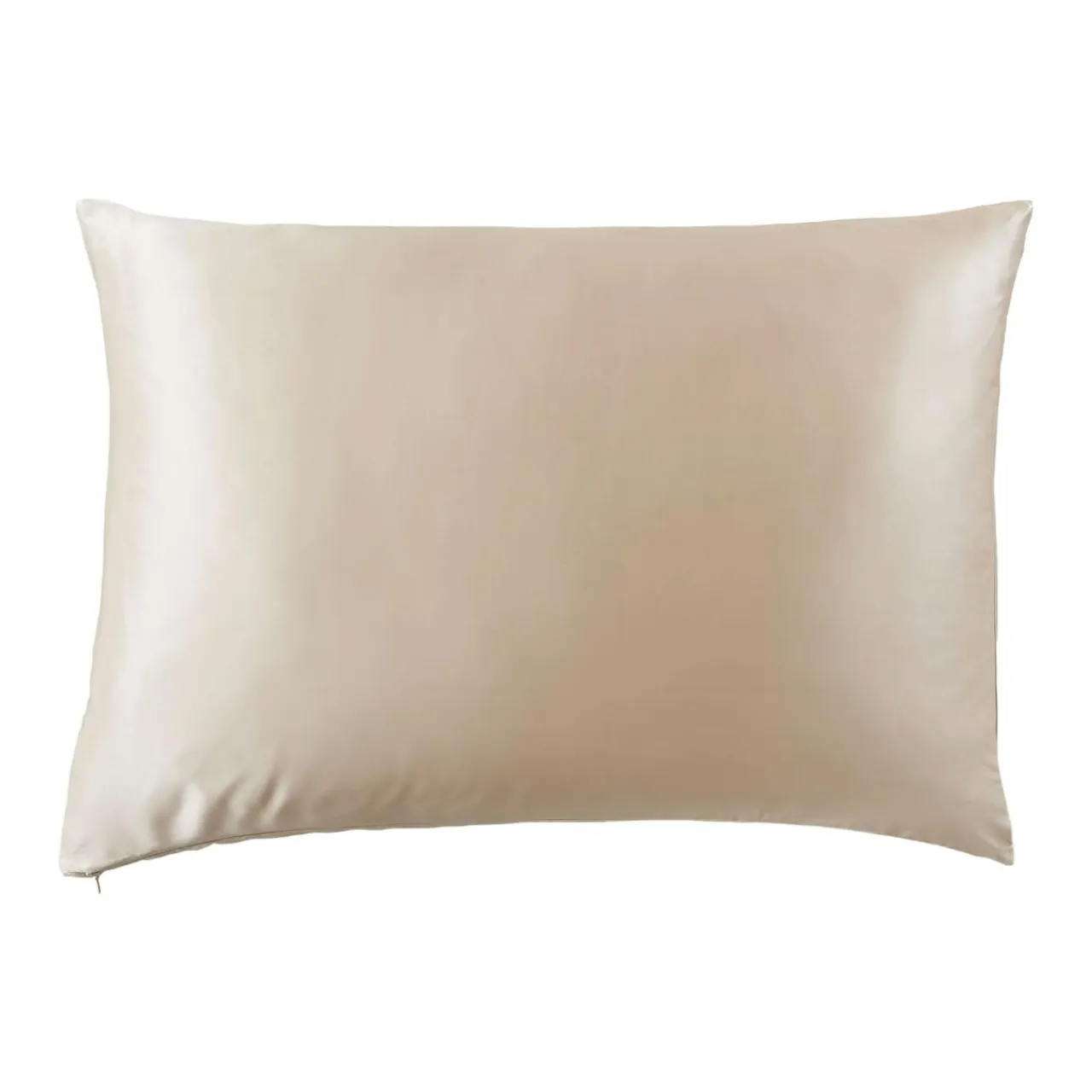 EMINZA Taie d'oreiller rectangulaire soie de mûrier (50 x 80 cm) Mizuki pampa Beige Sale