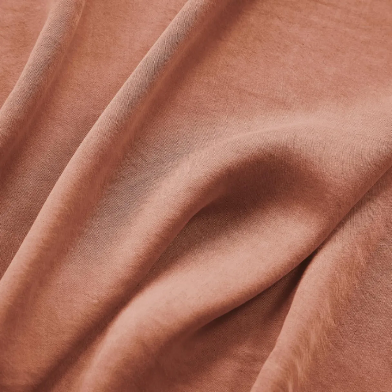EMINZA Taie d'oreiller rectangulaire lyocell Tencel™ lavé (50 x 80 cm) Olivia Terracotta Sale