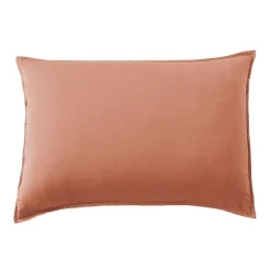 EMINZA Taie d'oreiller rectangulaire lyocell Tencel™ lavé (50 x 80 cm) Olivia Terracotta Sale
