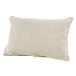 EMINZA Taie d'oreiller rectangulaire gaze de coton (50 x 70 cm) Gaïa pampa Beige Online