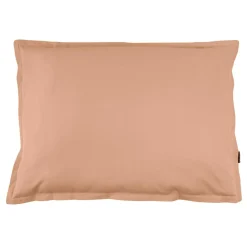 EMINZA Taie d'oreiller rectangulaire percale de coton (50 x 70 cm) Cali Rose Pêche New