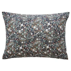 EMINZA Taie d'oreiller rectangulaire gaze de coton (50 x 70 cm) Constance Bleu nuit Discount