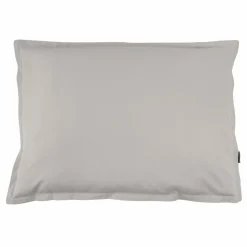 EMINZA Taie d'oreiller rectangulaire percale de coton (50 x 70 cm) Cali Gris clair Sale