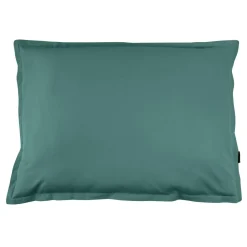EMINZA Taie d'oreiller rectangulaire percale de coton (50 x 70 cm) Cali Bleu canard Outlet