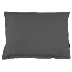 EMINZA Taie d'oreiller rectangulaire percale de coton (50 x 70 cm) Cali Gris Anthracite Best