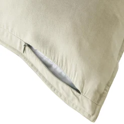 EMINZA Taie d'oreiller rectangulaire lyocell Tencel™ lavé (50 x 70 cm) Olivia pampa Beige Online
