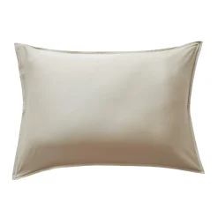 EMINZA Taie d'oreiller rectangulaire satin de bambou (50 x 80 cm) Sienna Beige Hot