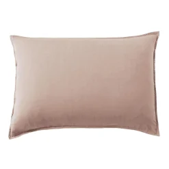 EMINZA Taie d'oreiller rectangulaire lyocell Tencel™ lavé (50 x 70 cm) Olivia blush Rose Discount