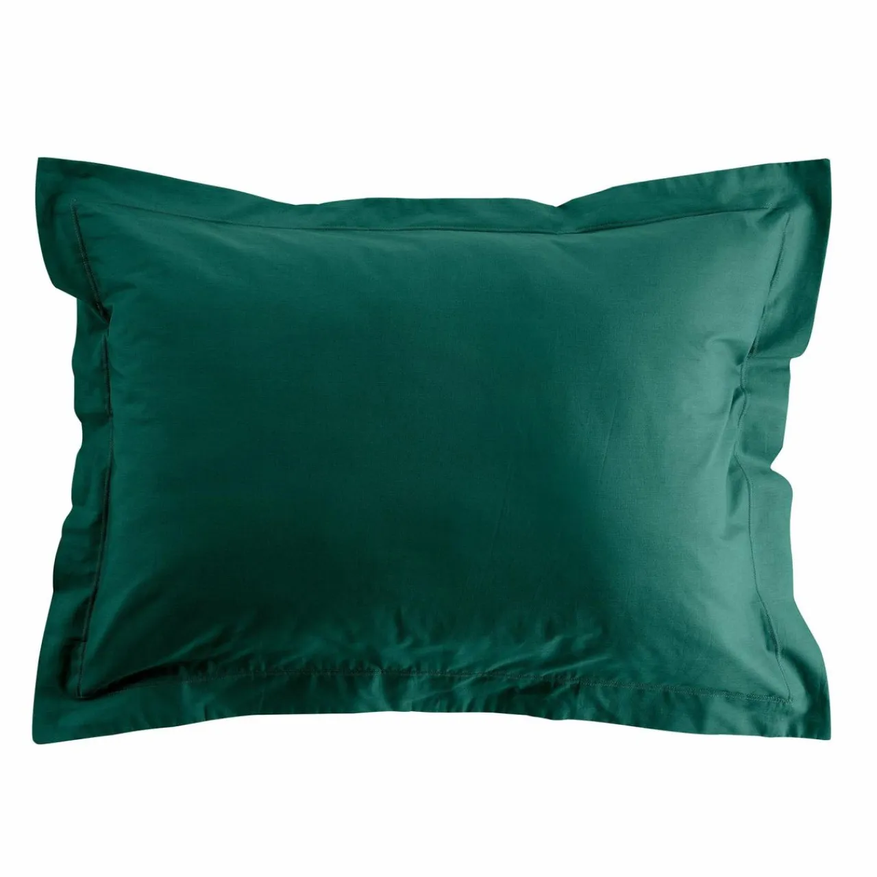 DOUCEUR D'INTERIEUR Taie d'oreiller rectangulaire coton bio (50 x 70 cm) Biolina Vert émeraude Hot