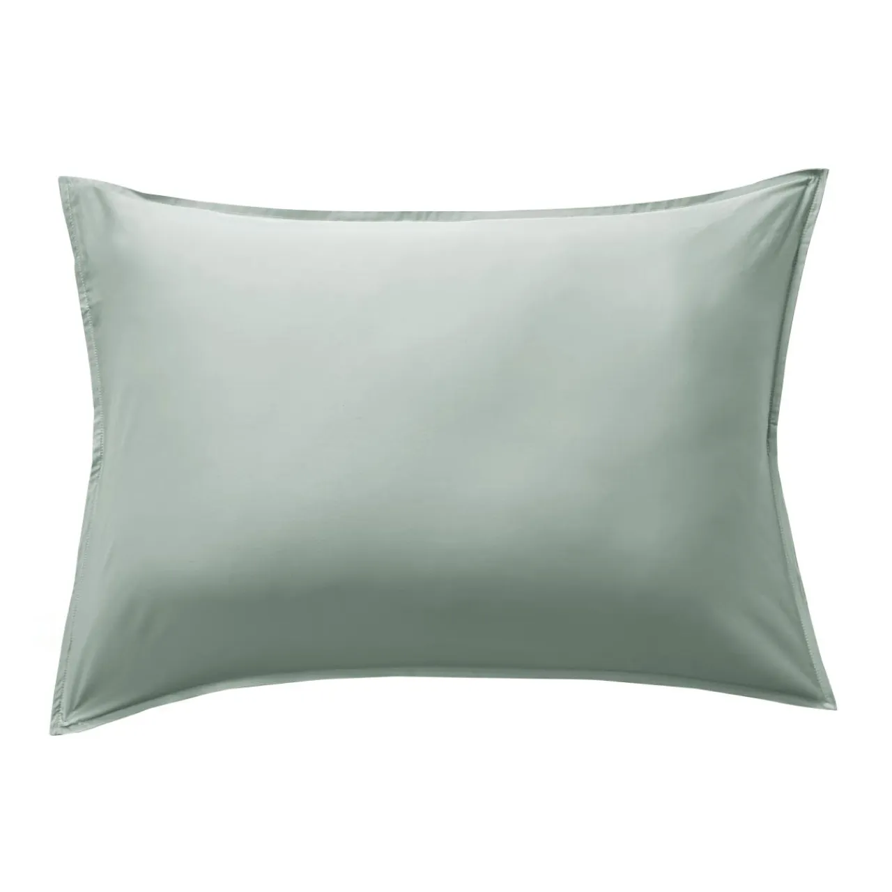 EMINZA Taie d'oreiller rectangulaire satin de bambou (50 x 70 cm) Sienna Vert Eucalyptus Outlet