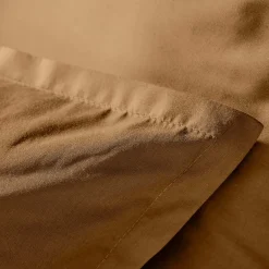 EMINZA Taie d'oreiller rectangulaire percale de coton (50 x 70 cm) Cali Camel Hot