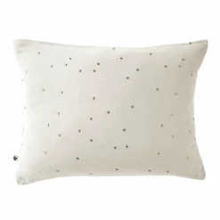 EMINZA Taie d'oreiller rectangulaire gaze de coton (50 x 70 cm) Gaïa Chic pampa Beige