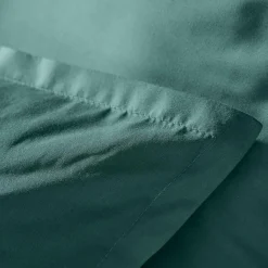 EMINZA Taie d'oreiller rectangulaire percale de coton (50 x 80 cm) Cali Bleu canard Clearance