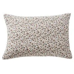 EMINZA Taie d'oreiller rectangulaire gaze de coton (50 x 70 cm) Rosa Marron Hot