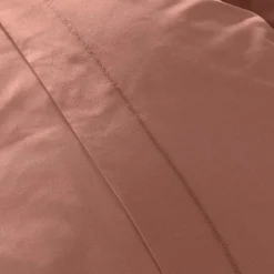 EMINZA Taie d'oreiller rectangulaire percale de coton (50 x 80 cm) Cali Bois de rose Rose clair Discount