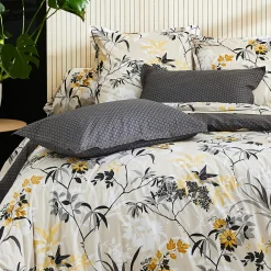 TRADILINGE Taie d'oreiller rectangulaire percale de coton (50 x 70 cm) Asia Beige Hot